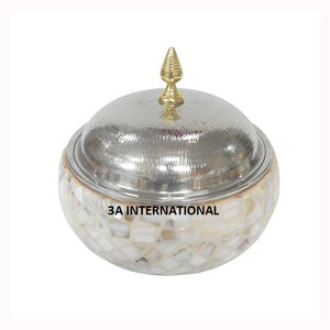 Casserole alimentaire nouvelle conception nacre isolée servant une marmite pour la maison hôtel dîner vaisselle Pot de stockage des aliments - Product Image 1