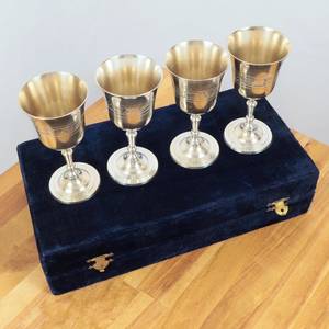 Copa de latón grabada, suministros de iglesia de tamaño largo - Product Image 6