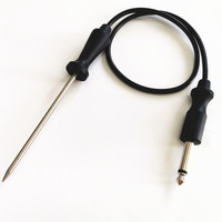 Sonde de thermomètre pour la viande du four, 40 l étanche, Pt100, capteur de température pour aliments, avec prise Audio