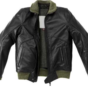 Chaquetas de piel de oveja supercálidas con cremallera para hombre, chaqueta profesional de moto para invierno - Product Image 3