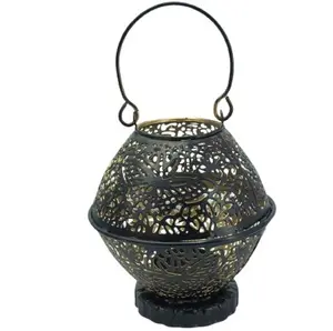 Vela decorativa de metal para decoración navideña, linterna de metal de alta calidad, el más vendido - Product Image 1