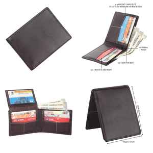 Premium Tendance Top Qualité En Cuir Véritable Hommes Portefeuilles Porte-Carte Portefeuille Multifonctionnel pour Cadeaux D'affaires De Luxe - Product Image 4