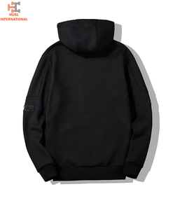 Wholesale Gym <b>Workout</b> Best Quality basics cotton blended Wholesale Price Men Full Zipper <b>Hoodies</b> for sale Adults OEM Service - Product Image 3