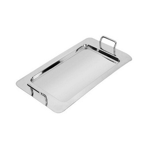 Superior Quality Food Serving <b>Tray</b> Stainless Steel Silver Color <b>Tea</b> Coffee Serving <b>Tray</b> At Lowest Price - Product Image 3