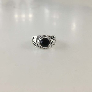 925 bagues en argent Sterling pour dames 925 bagues en argent Sterling noir Onyx pour femmes mariage bijoux fins 925 bagues en argent fleur - Product Image 3