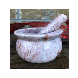 Mortero y Mazo de piedra de mármol, excelente calidad, precio barato - Product Image 3