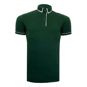 เสื้อโปโลผู้ชายแขนสั้นเข้ารูปเสื้อกอล์ฟผ้าคอตตอน100% ออกแบบได้ตามต้องการสำหรับ2025 - Product Image 2