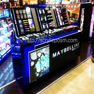 Colorful Design Cosmetic Display Counter with Metal Stand Shop Showcase Furniture <b>Makeup</b> Furniture Pen <b>Holders</b> - Product Image 2
