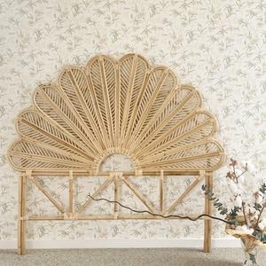 Tête de lit en rotin d'olive de reine, couvre-chef moderne, conception de lit pour chambre à coucher, haute qualité, usine - Product Image 3