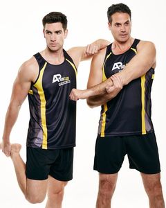 Sublimation Printed Men's Fitness <b>Singlet</b>- Quick Dry Eco-Friendly Tank Top for Gym & <b>Running</b> - Product Image 4