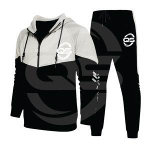 Wholesale Custom Logo Lightweight Velvet 2-Piece Hoodie Jogger Track <b>Suit</b> for Men Active Bottoms with Customizable Logo - Product Image 1