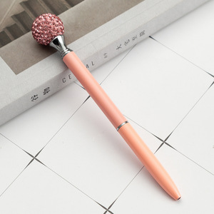 Bolígrafo De Metal de lujo para publicidad, bolígrafo de cristal con logotipo de oro rosa, Bola de diamante mágico personalizada, regalos de promoción, bolígrafo de piloto de empresa - Product Image 2