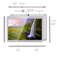 MTK X20安卓平板电脑，带10.1英寸玻璃触摸屏FHD 1920*1200 LCD，带4GB内存和32 GB存储