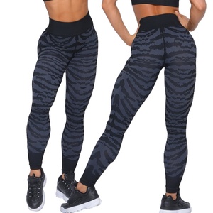 Wholesale Ladies High Waisted Yoga Pants Spandex <b>Tummy</b> <b>Control</b> Fitness Gym Tights Custom Print Leggings for Women - Product Image 1