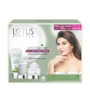 Lotus Herbal whiteglow day and Night Pack - Lotus Day Cream For Skin Brightening-Lotus Night Cream For Skin Brightening.