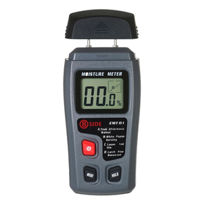 BSIDE EMT01 <span class=keywords><strong>Testeur</strong></span> <span class=keywords><strong>d</strong></span>'<span class=keywords><strong>humidité</strong></span> du <span class=keywords><strong>bois</strong></span> à 2 broches Mesure de l'<span class=keywords><strong>humidité</strong></span> du carton de plancher en <span class=keywords><strong>bois</strong></span> Humidimètre - Product Image 1