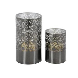 Round Shape Metal Orange Votive Holder - Product Image 5