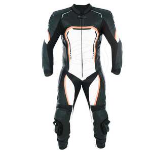 Vendedor de Pakistán a prueba de viento de talla grande de cuero de carreras traje de moto ropa deportiva - Product Image 6