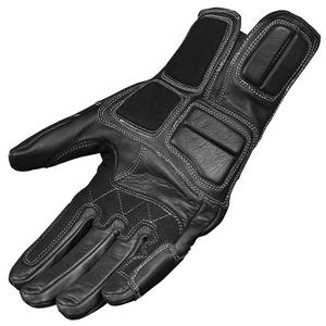 Gants longs en cuir de vachette avec protection dure des jointures Gants moto - Product Image 5