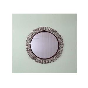Hot Vantage Moderne Fantaisie Luxe Qualité supérieure Unique Rond fantaisie miroir fantaisie fer chaud look designer miroir mural pour un usage domestique - Product Image 1