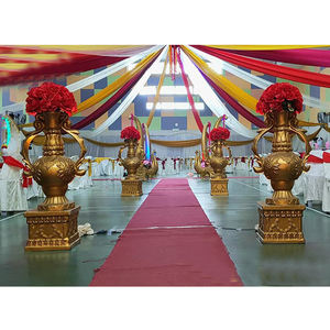 Hermosa boda pasillo decoración macetas de flores de la boda entrada macetas pedestales venta al por mayor flor macetas para la decoración de la boda - Product Image 1