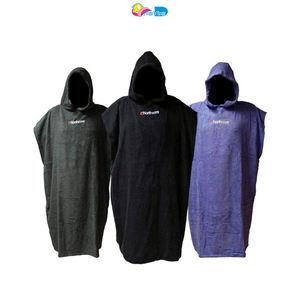 Precio de fábrica 100% batas de playa bordadas de algodón para adultos de secado rápido reciclado mejor diseño Logo suministro al por mayor compra a granel - Product Image 1