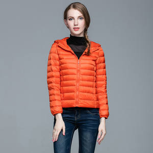 100%polyester Padded Women Puffer <b>Jackets</b> Plus Size Polyester Puffy Coats Long Sleeve Winter Puffer <b>Jacket</b> Embroidery logo - Product Image 4