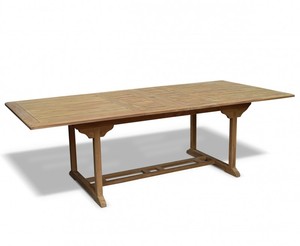 Modern Style Solid Wood Teak Rectangular Extendable Dining <b>Table</b> <b>Folding</b> <b>Garden</b> Furniture for Outdoor Beach Kitchen Hotel - Product Image 4