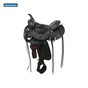 100% Superb Quality Material Pure Leather Horse Saddle for Global Purchase