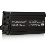 Chargeur de batterie Li-Ion C600 60V 30Ah 63V/67.2V/71.4V 8A 600W Chargeur rapide CC pour moto/scooter électrique