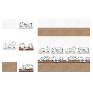 Carreaux muraux décoratifs de grande taille, carrelage Double couleur effet miroitant, 300x450mm - Product Image 5