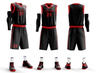 Equipo personalizado uniforme de baloncesto uniforme de diseño personalizado al por mayor de buena calidad de secado rápido 100% poliéster conjuntos de uniformes de baloncesto