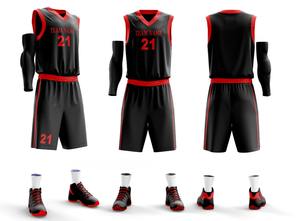 Uniforme personnalisé de basket-ball d'équipe conception personnalisée uniforme vente en gros bonne qualité séchage rapide 100% polyester ensembles d'uniformes de basket-ball - Product Image 5