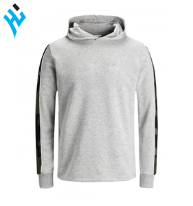 Sweat-shirt à capuche avec Logo personnalisé pour homme, vente en gros, 100% coton - Product Image 2