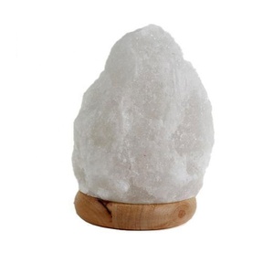 Lampe en sel sculptée 100% pure, biologique, blanche de l'Himalaya, modèle SE-4588, disponible ici, de la meilleure qualité - Sian Enterprises - Product Image 5