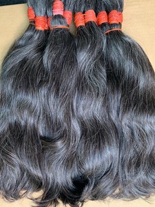 Cabello gris oscuro dibujado doble para blanquear con calidad superior y precio de proveedores Cabello vietnamita crudo natural - Product Image 4