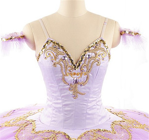 Performance di balletto professionale di alta qualità a 12 strati da competizione indossa <span class=keywords><strong>Tutu</strong></span> da <span class=keywords><strong>Ballerina</strong></span> alla lavanda - Product Image 4