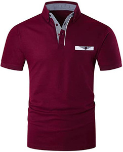 เสื้อโปโลสำหรับผู้ชายเสื้อกอล์ฟแบบเรียบง่ายปักโลโก้ได้ตามต้องการ - Product Image 3