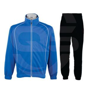 Vêtements de sport d'hiver pour hommes de haute qualité, OEM, ensembles de survêtements de course unis et vierges, 100 % polyester, séchage rapide et respirant, grandes tailles - Product Image 4
