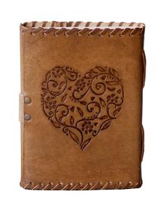 Sổ Tay Thủ Công Dập Nổi Trái Tim Tình Yêu Thiết Kế Màu Sắc Cổ Xưa Với Sổ Tay Khâu Bên & Sổ Phác Thảo Sổ Tay Da Với - Product Image 2