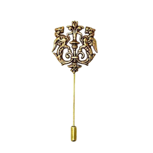 Fabricación de pines de solapa personalizados de esmalte metálico con diseño de trajes de hombre - Product Image 2