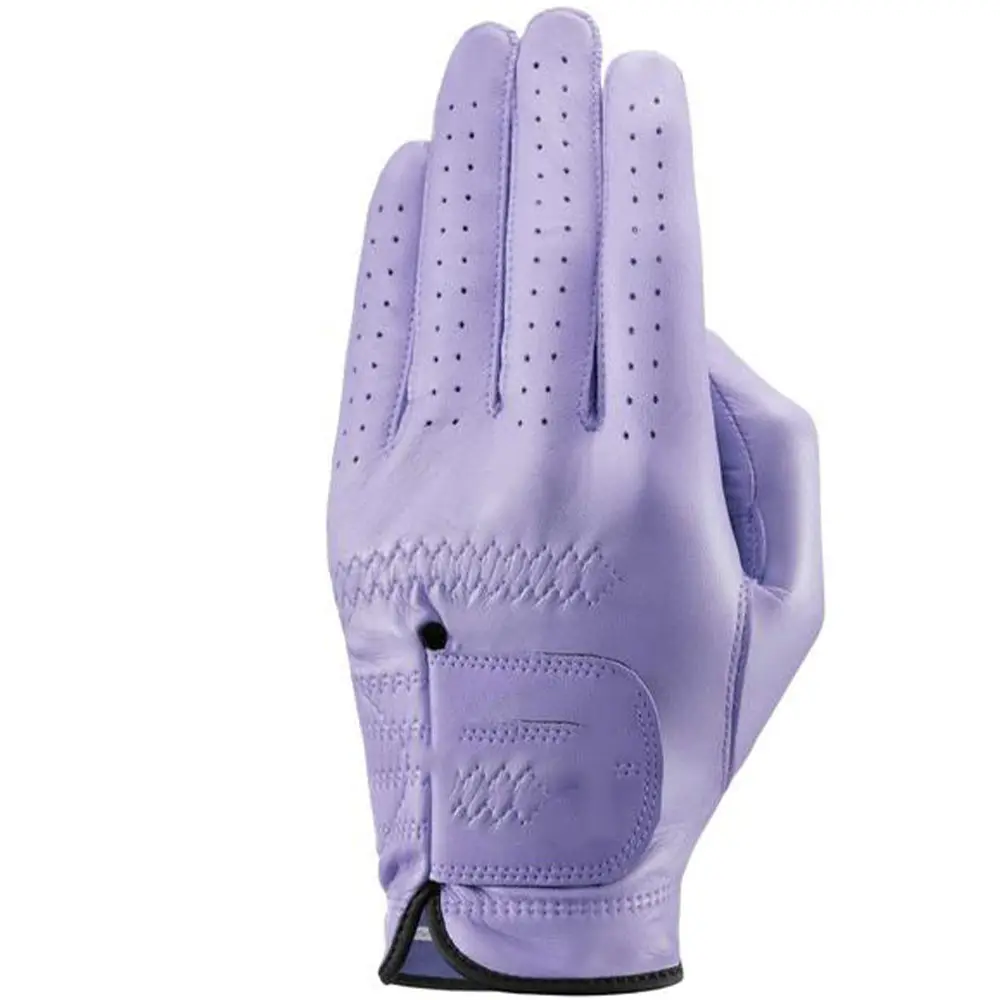 Cabretta-guantes de Golf de cuero para hombre y mujer, protectores de mano derecha/izquierda de primera calidad, personalizados, en todos los colores, OEM, nuevos