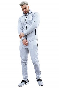 Conjunto Deportivo Personalizado de Felpa Gruesa, Chándal de Invierno para Fitness, Conjunto de Pantalones Deportivos y Sudadera con Capucha - Product Image 2