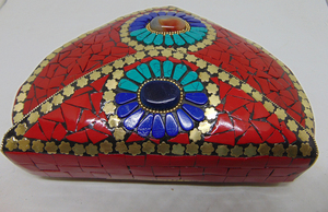 Sacoche à main de luxe pour mobile, en pierre, en mosaïque, différents motifs et couleurs - Product Image 5