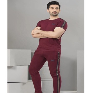 Nouveau Gym Fit survêtement hommes polaire coton plaine survêtement Jogging derniers hommes personnalisés pull à capuche survêtement deux pièces 2023 - Product Image 3
