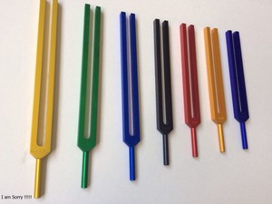 Juego de sintonización médica, diapasón de diagnóstico, calidad ENT, peso de aluminio, 5 uds. - Product Image 3