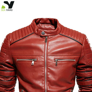 EW style-chaqueta de cuero de alta calidad para hombre, abrigo de piel de muy buena calidad, precio muy barato - Product Image 4