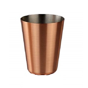 Verre à eau rond de taille personnalisée, verre à jus en cuivre de qualité supérieure pour l'utilisation en cuisine - Product Image 4