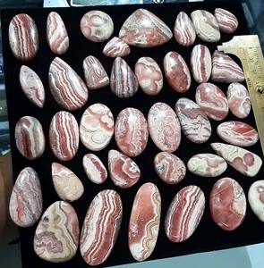 Piedra de cabujón suelta de Rodocrosita natural genuina IGI certificada para la fabricación de joyas - Product Image 2