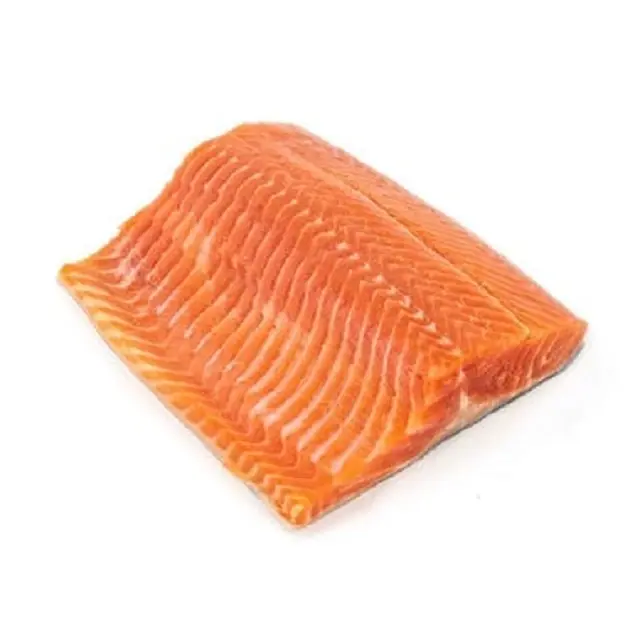 La mejor calidad, pescado en rodajas, naranja, salmón de EE. UU.